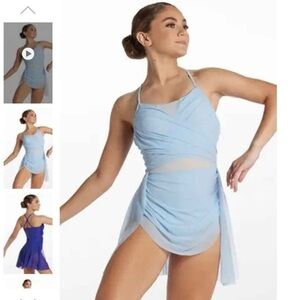 Balera Light Blue Dance Dress for ballet, lyrical or contemporary Adult Small